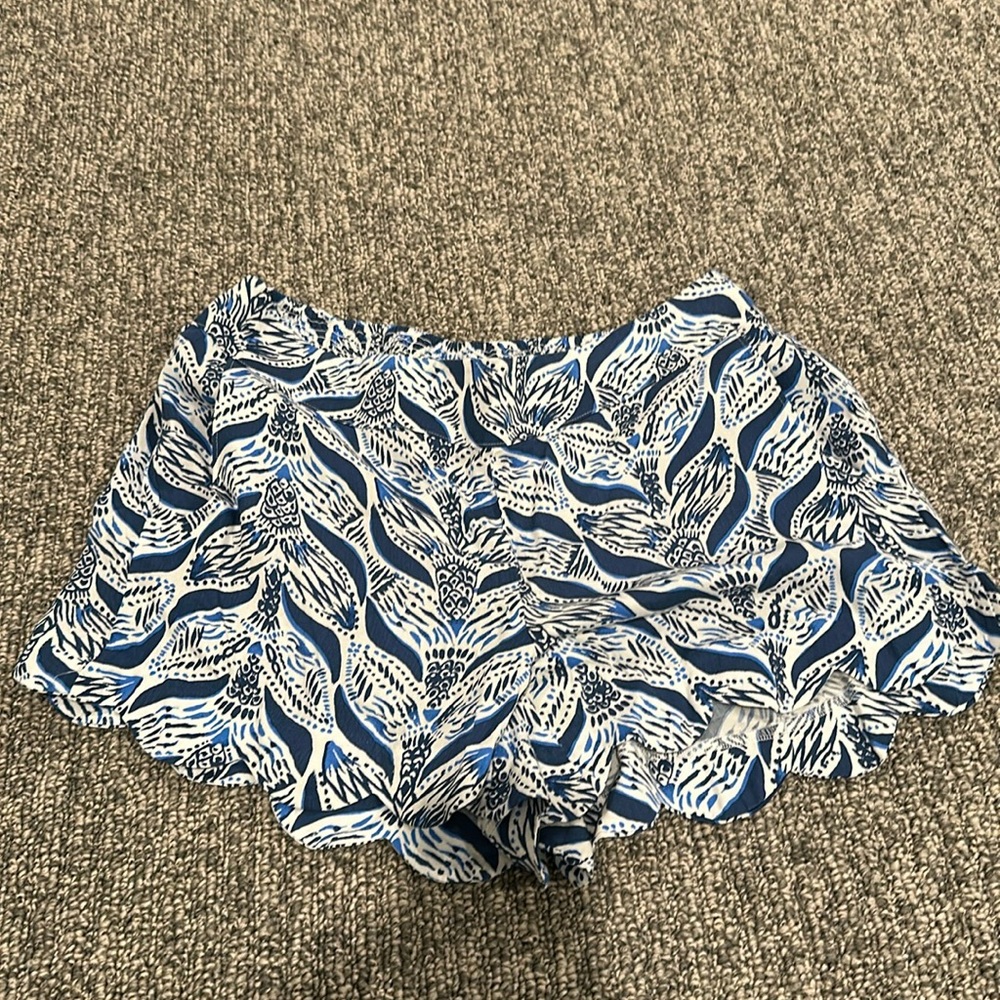 NWT Lilly Pulitzer Dahlia Stretch Waist Shorts Sz L